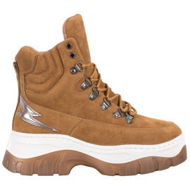 Seastar Modische Schnürstiefel braun