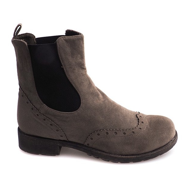 Klassische Chelsea Boots 318 Khaki