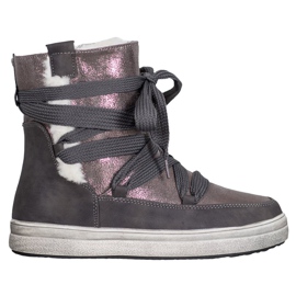 SDS Warme Schneeschuhe grau