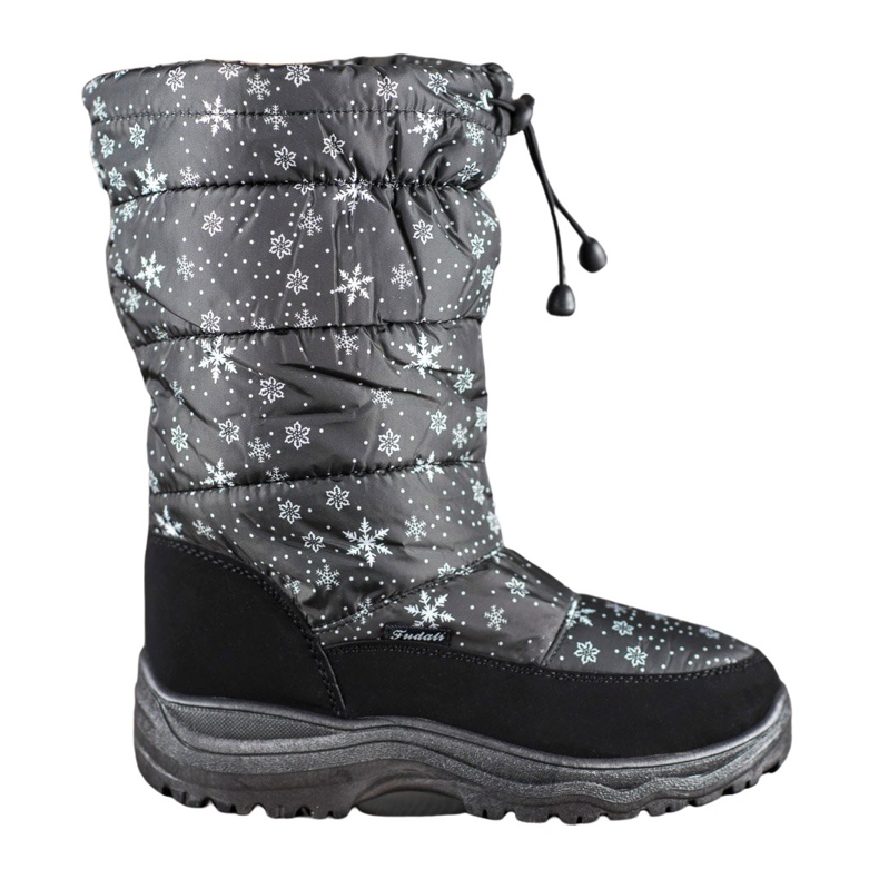 SHELOVET Warme Schneeschuhe schwarz
