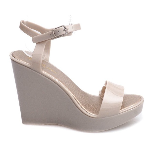 Meliski Open Wedge 88-59 Beige braun gelb