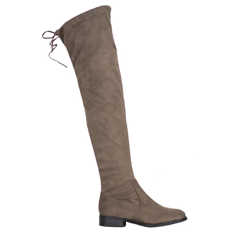 Seastar Overknee-Stiefel mit flachem Absatz grün