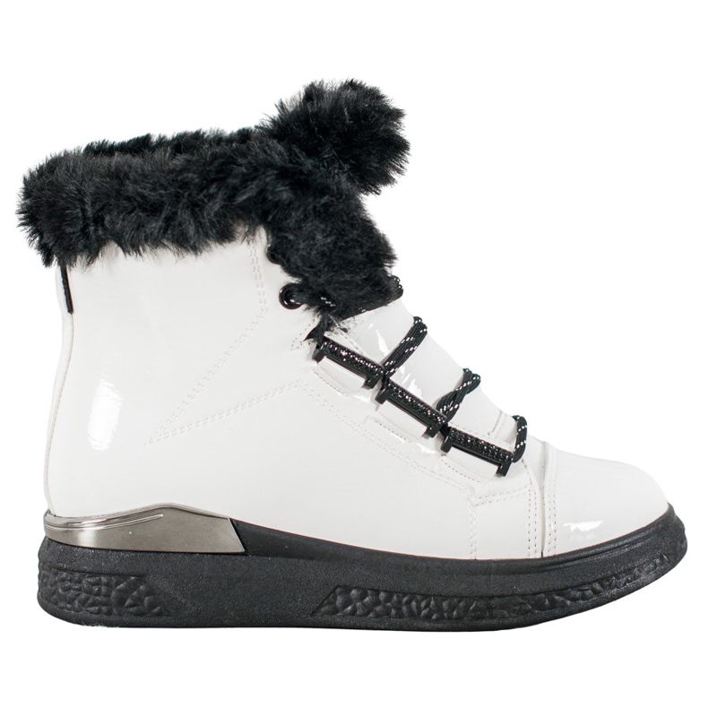 Bella Paris Weiße Schneestiefel