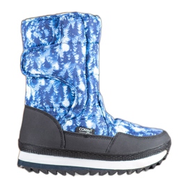 SHELOVET Schneeschuhe mit Applikation blau