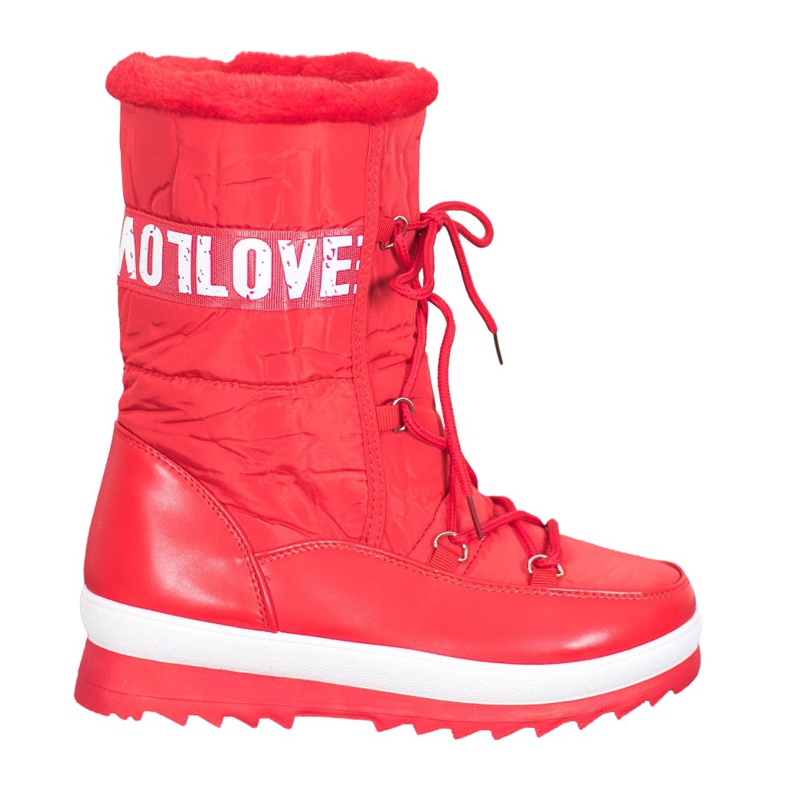 SHELOVET Liebe Schneeschuhe rot