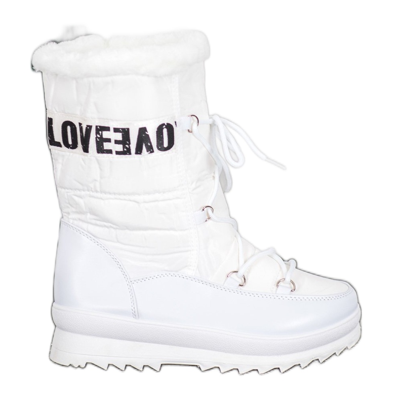 SHELOVET Liebe Schneeschuhe weiß