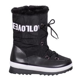 SHELOVET Liebe Schneeschuhe schwarz
