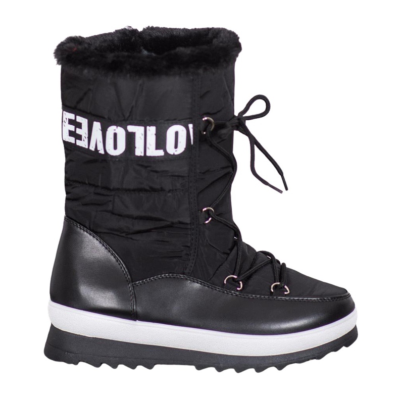 SHELOVET Liebe Schneeschuhe schwarz