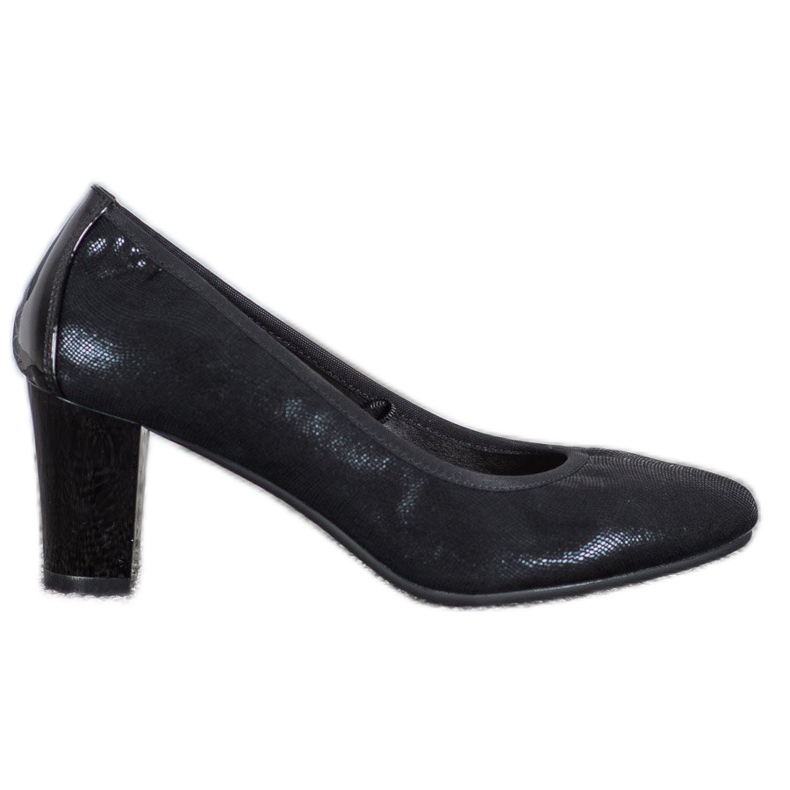 Sergio Leone Bequeme schwarze Pumps