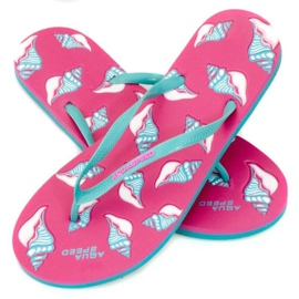 Aqua-Speed ​​​​Napoli W 40869-40875 Flip-Flops blau rosa