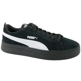 Puma Smash Platform Wildleder M 366488 02 schwarz
