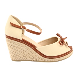 Vices Keilsandalen für Damen braun