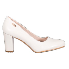 Sergio Leone Bequeme Pumps auf einer Säule braun