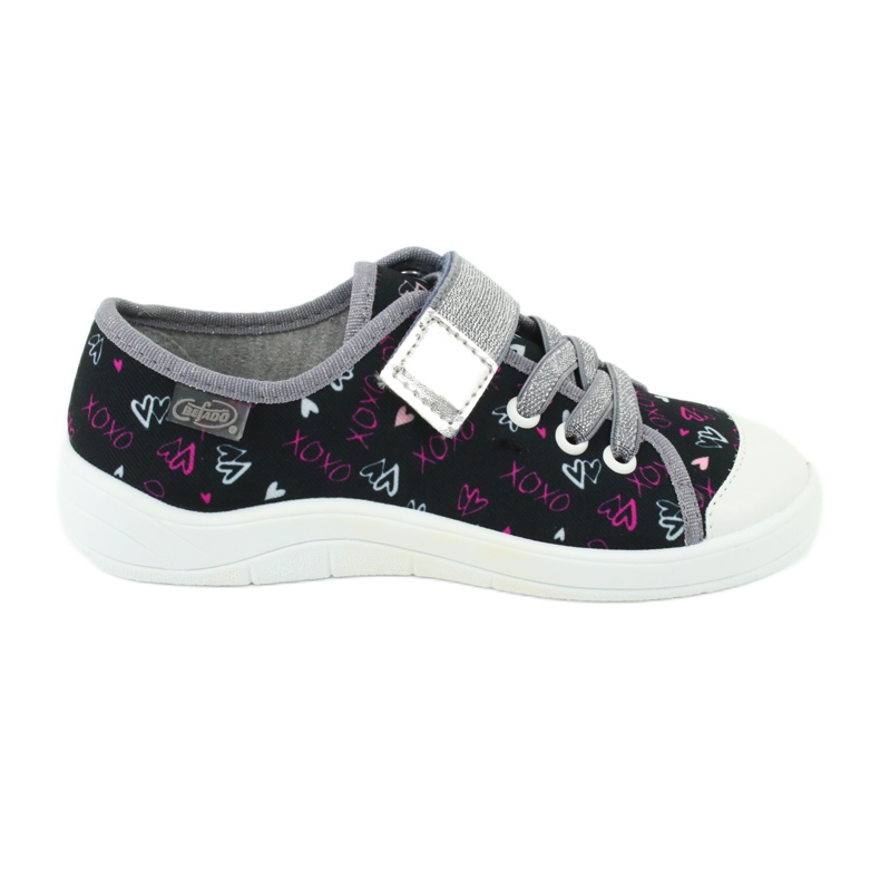 Befado Kinderschuhe 251Y142 rosa grau mehrfarbig