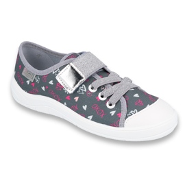 Befado Kinderschuhe 251Y138 rosa grau mehrfarbig