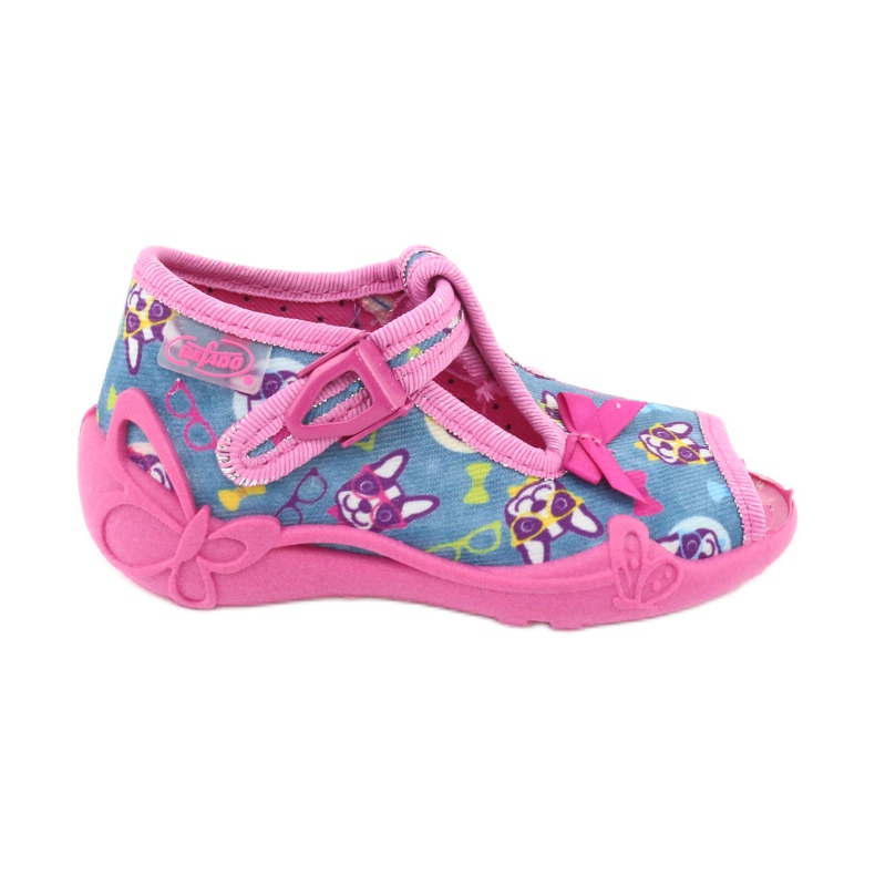 Befado rosa Kinderschuhe 213P113 blau mehrfarbig