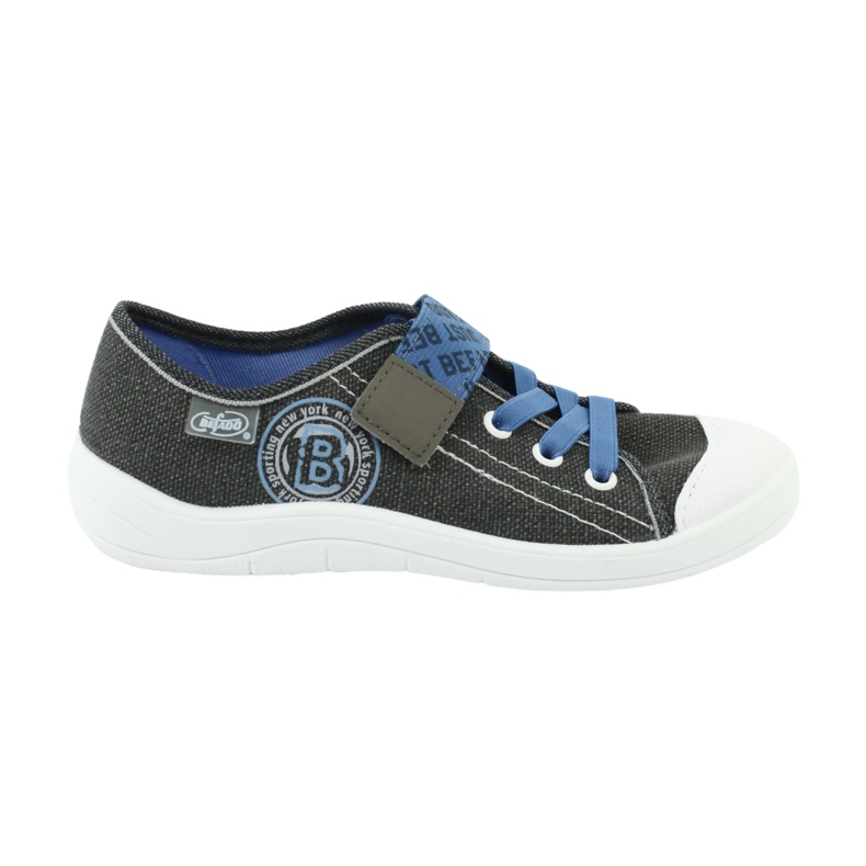 Befado Kinderschuhe 251Y129 blau grau