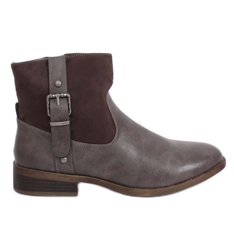 Braun Braune Damenstiefel 1004-PA Khaki