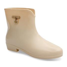 Gummistiefel mit Schleife BL01 Beige