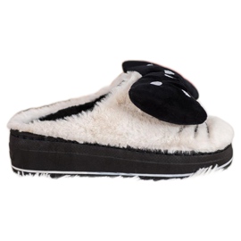 Seastar Hausschuhe auf der Plattform weiß schwarz