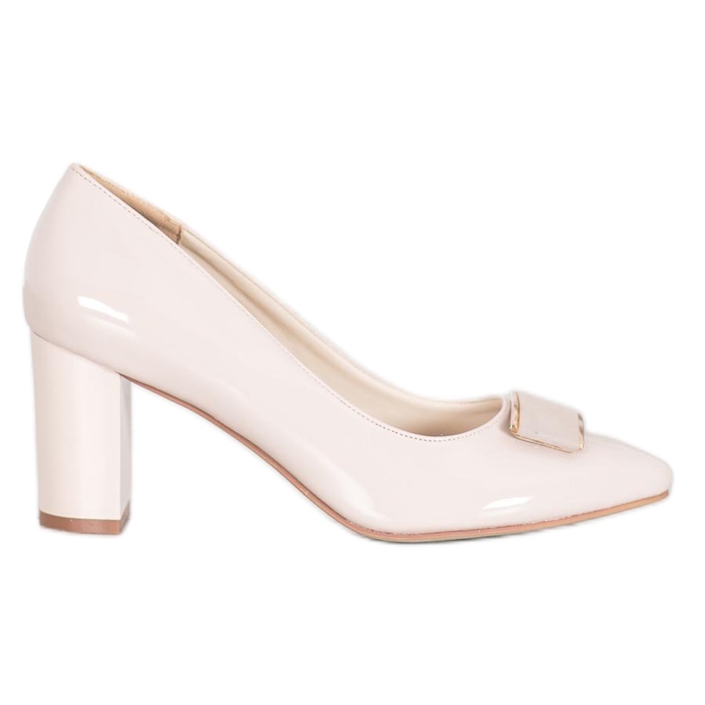 Sergio Leone Elegante Pumps auf einer Säule braun