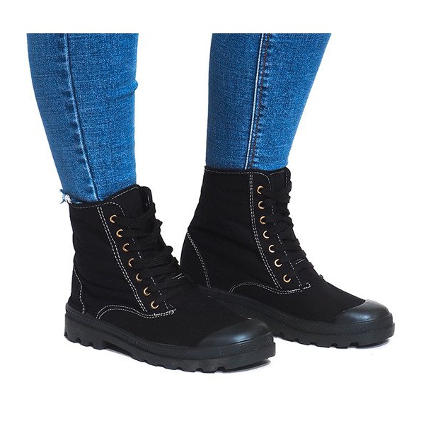 Timberki Trapery Stiefel 7-84967 Schwarz