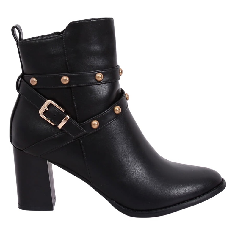 Schwarze Stiefel mit hohen Absätzen 7968-GA Schwarz