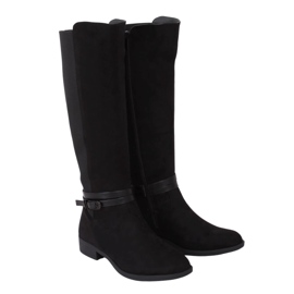 Schwarze Stiefel für Damen NC709 Black