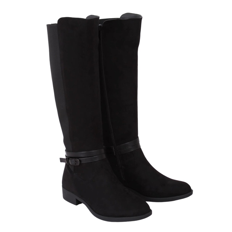 Schwarze Stiefel für Damen NC709 Black