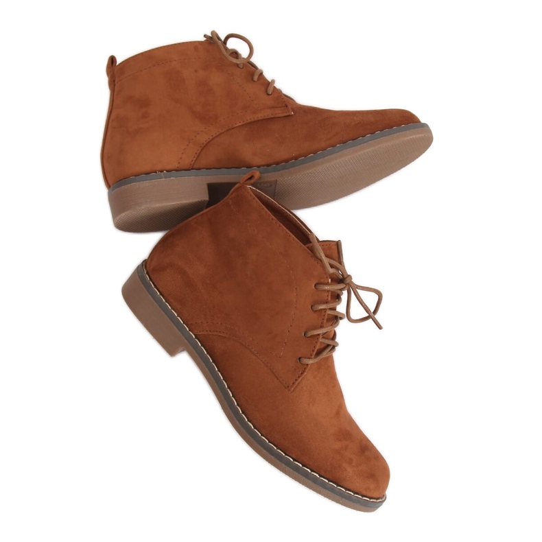 Schnürboots camel 8B977 Camel braun