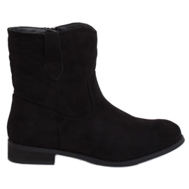 Schwarz 3820 Schwarze Stiefel für Damen