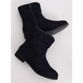 Marineblaue Stiefel für Damen 3820 Blau navy blau