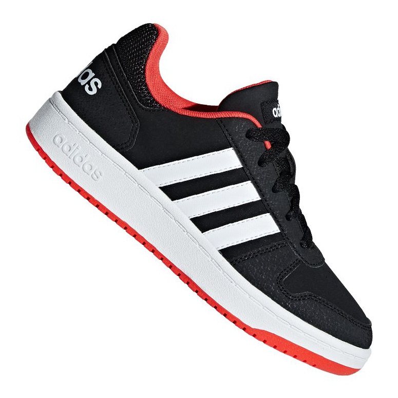 Schuhe adidas Hoops 2.0 Jr B76067 schwarz rot