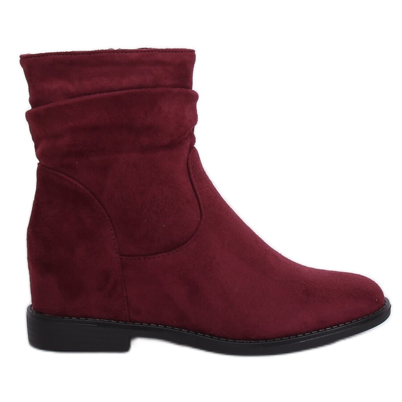 Stiefel mit verstecktem Keilabsatz 2C8AX7680-1 Burgundy rot