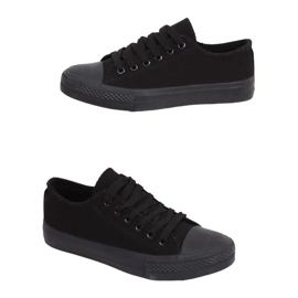 Schwarze Damen-Sneaker PQ-22 Black