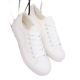 Weiße Damen Sneaker PQ-22 Weiß