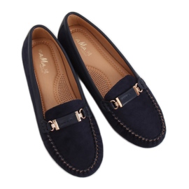 Loafer für Damen marineblau FM3024 Blau navy blau