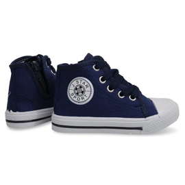 High-Top-Kindersneaker Y1312 Marineblau