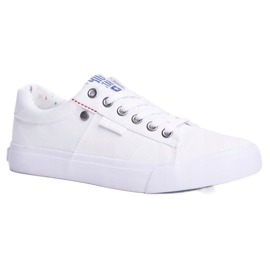 Big Star Herren Sneakers weiß gebunden AA274511