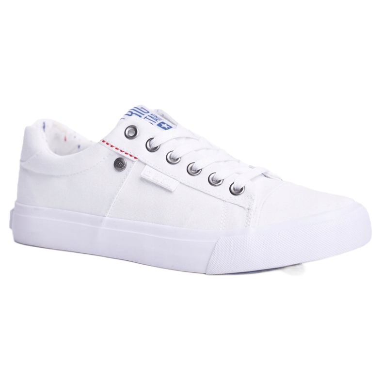 Big Star Herren Sneakers weiß gebunden AA274511