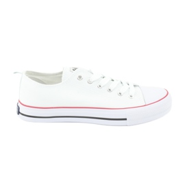 American Club Amerikanische LH36 Herren Turnschuhe weiß rot