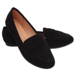 Schwarze Damen-Loafer B2030 Schwarz