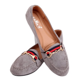 Grau Damen Slipper B2027 Grau