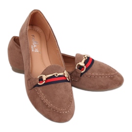 Beige Slipper für Damen B2027 Khaki