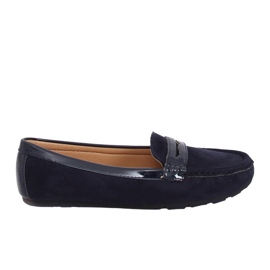 Marineblaue Damen Slipper FM2958-3 Blau navy blau
