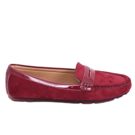 Burgunder-Loafer für Damen FM2958-3 Wine rot