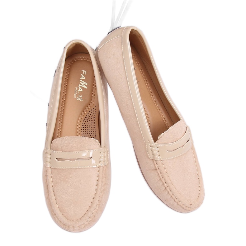 Beige Slipper für Damen FM2958-3 Beige