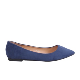 Marineblaue Ballerinas P3T1168-6 Blau