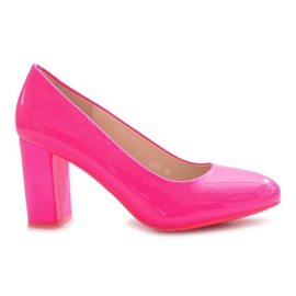 Lackierte Pumps von Pink Snipes rosa