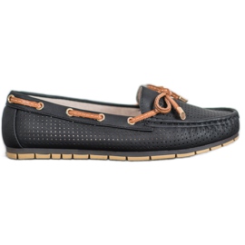 Kylie Bequeme Slipper schwarz